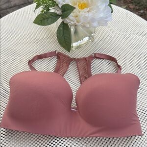 Victoria's Secret Dusty Rose Lace Bra